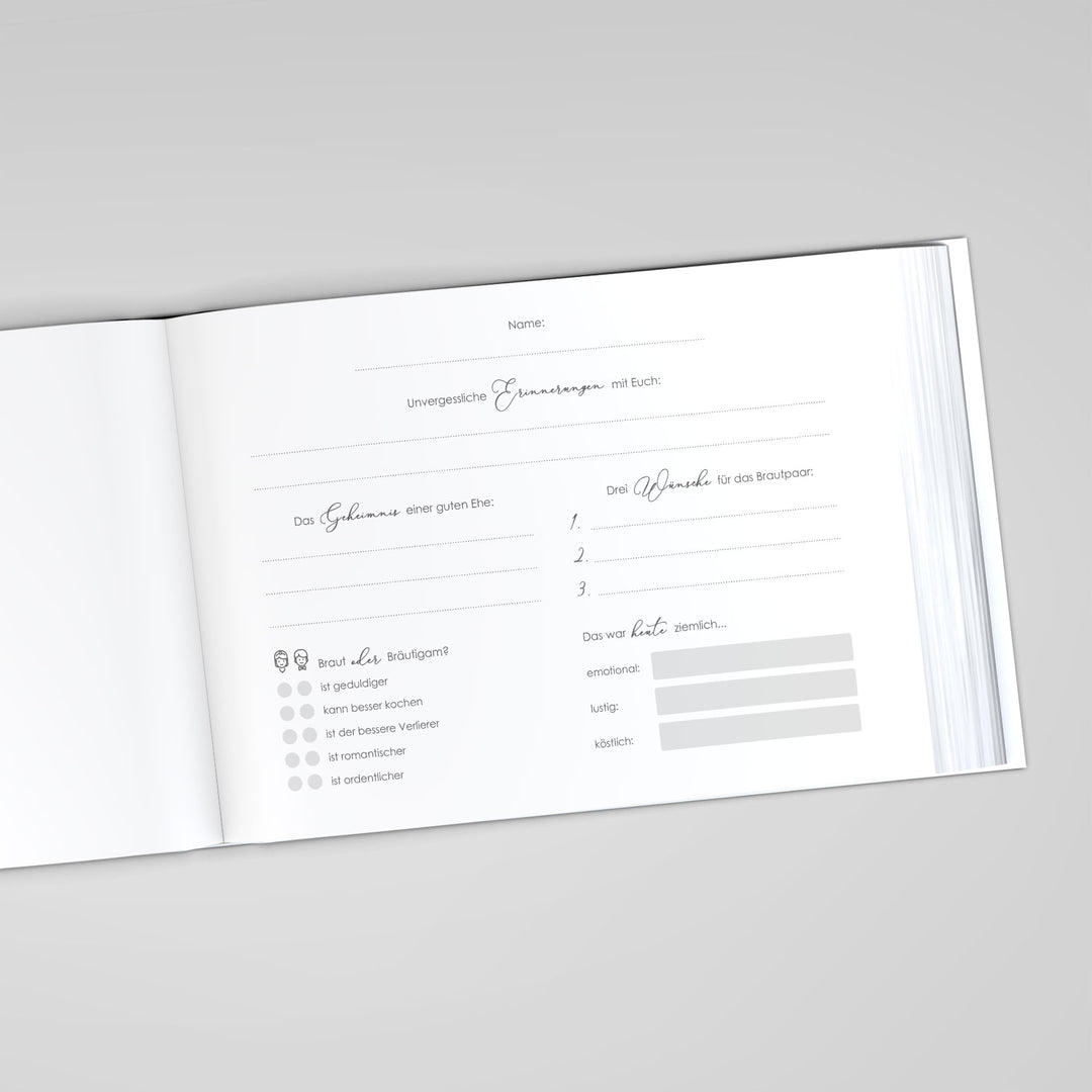 Gästebuch - Sale Vintage Romantic DeinWeddingshop