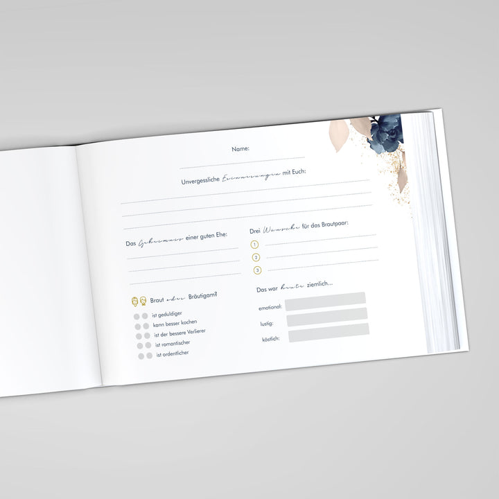 Gästebuch - Sale Watercolor Breeze Rosé DeinWeddingshop